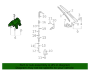 Genuine Porsche parts diagram