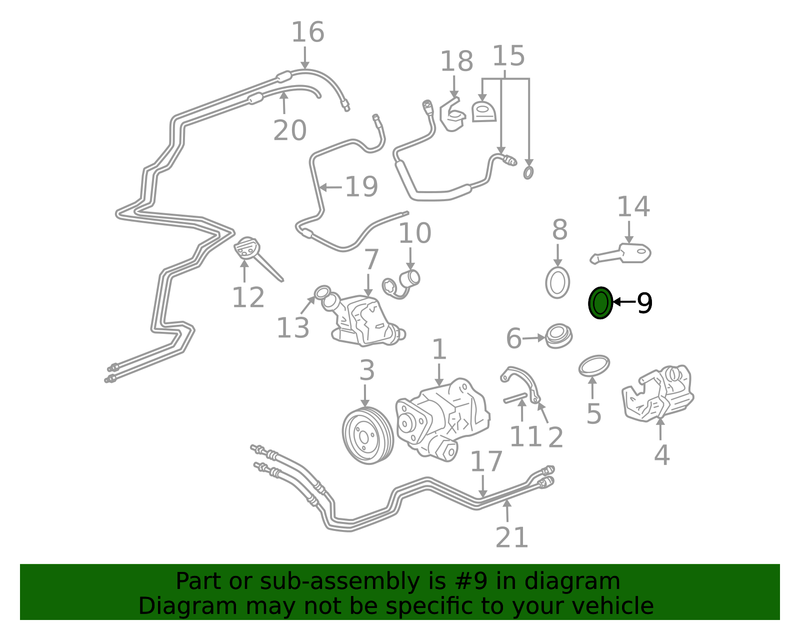 Genuine Porsche parts diagram