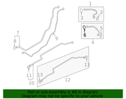 Genuine Porsche parts diagram