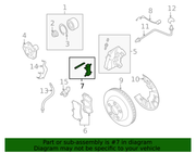 Genuine Porsche parts diagram