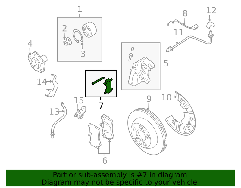 Genuine Porsche parts diagram