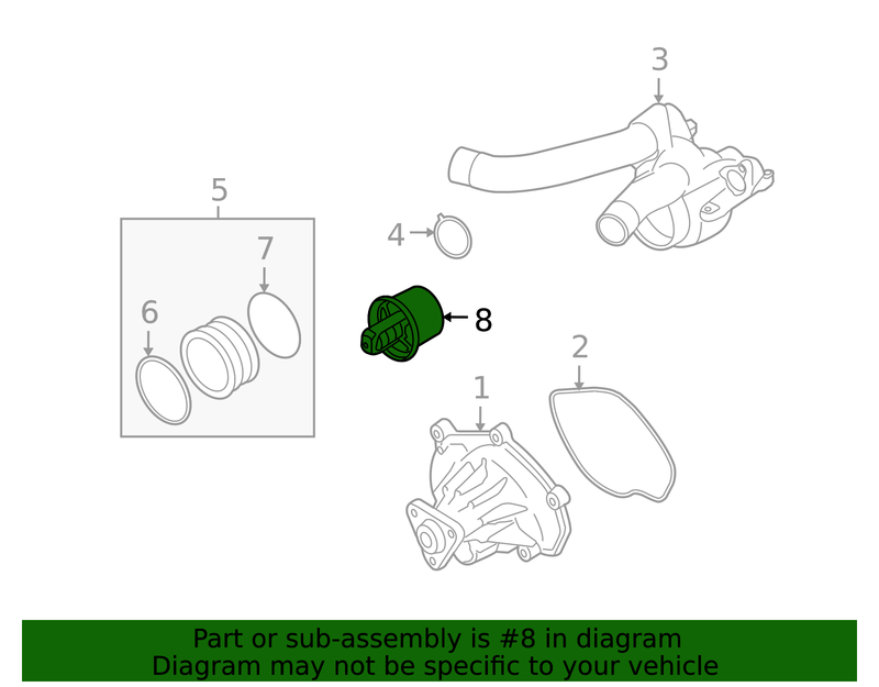 Genuine Porsche parts diagram