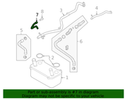 Genuine Porsche parts diagram