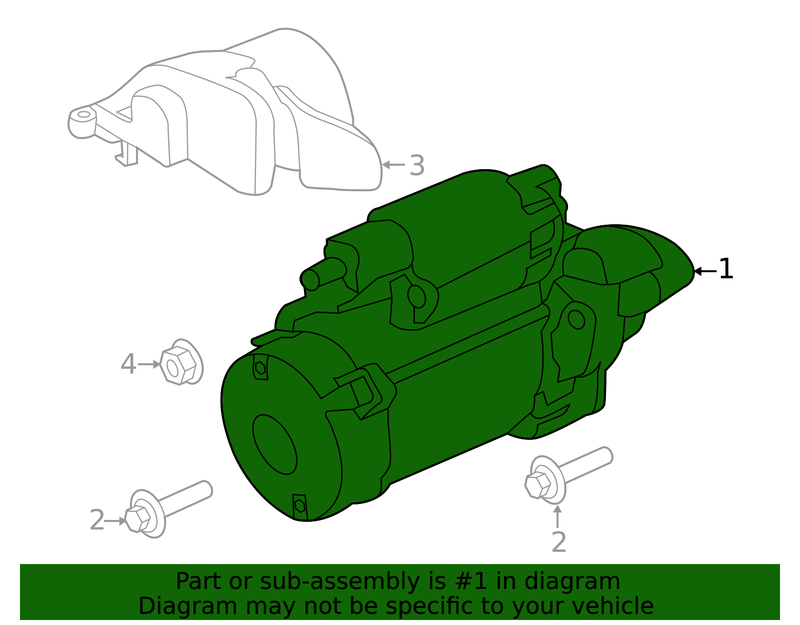 Genuine Porsche parts diagram