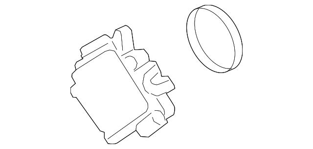 Genuine Porsche parts diagram