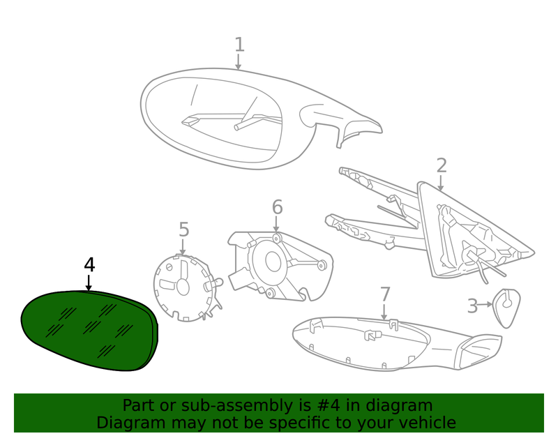 Genuine Porsche parts diagram