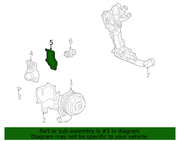 Genuine Porsche parts diagram