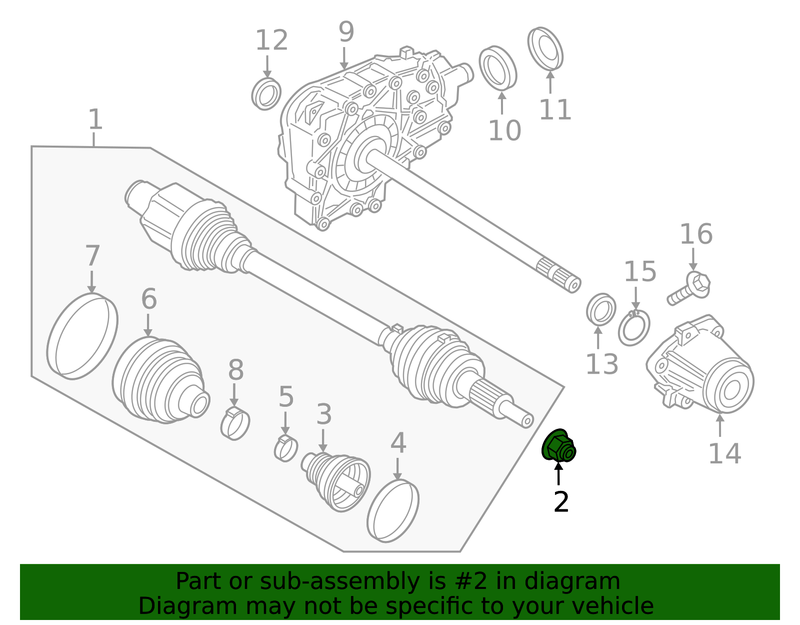 Genuine Porsche parts diagram