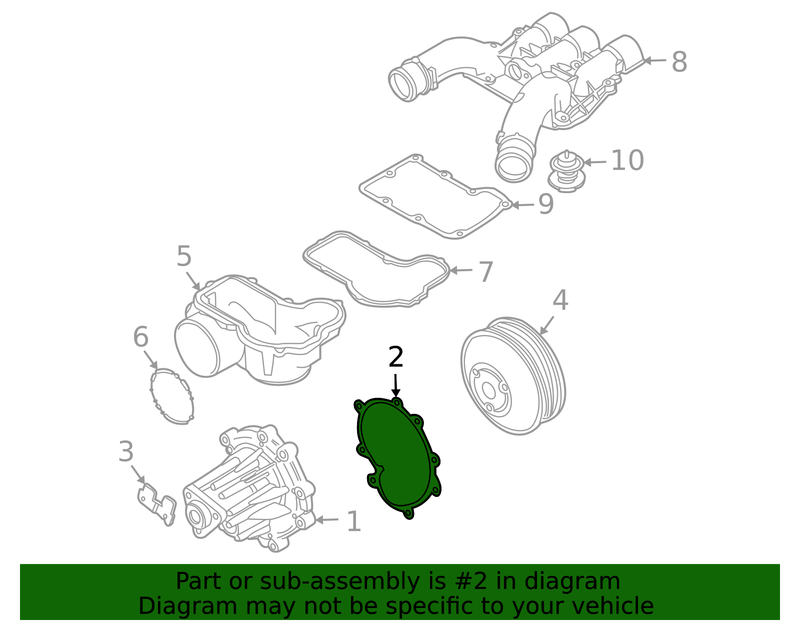 Genuine Porsche parts diagram