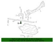 Genuine Porsche parts diagram