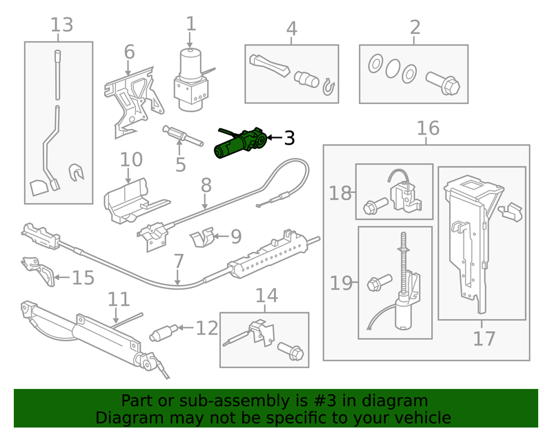 Genuine Porsche parts diagram