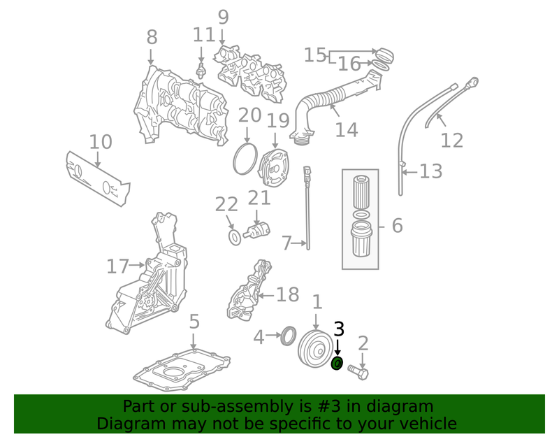 Genuine Porsche parts diagram