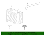 Genuine Porsche parts diagram