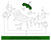 Genuine Porsche parts diagram