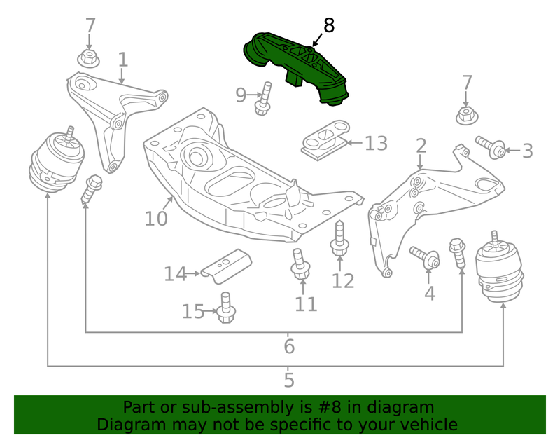 Genuine Porsche parts diagram