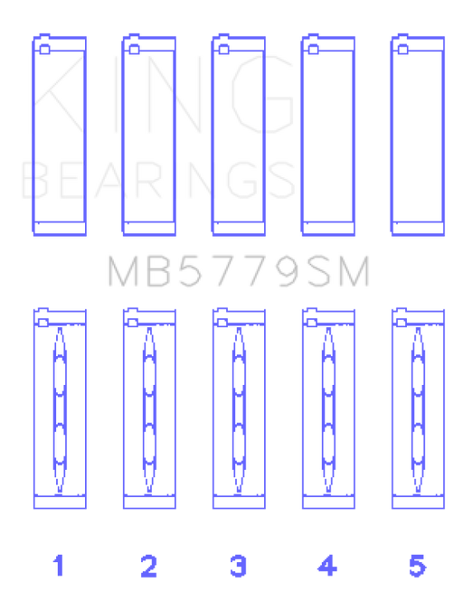 KING ENGINE BEARINGS MB5779SM