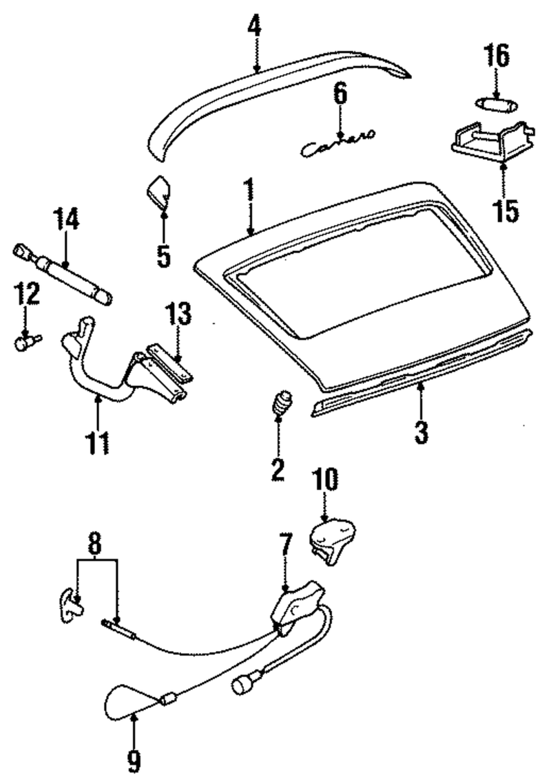 Genuine Porsche parts diagram