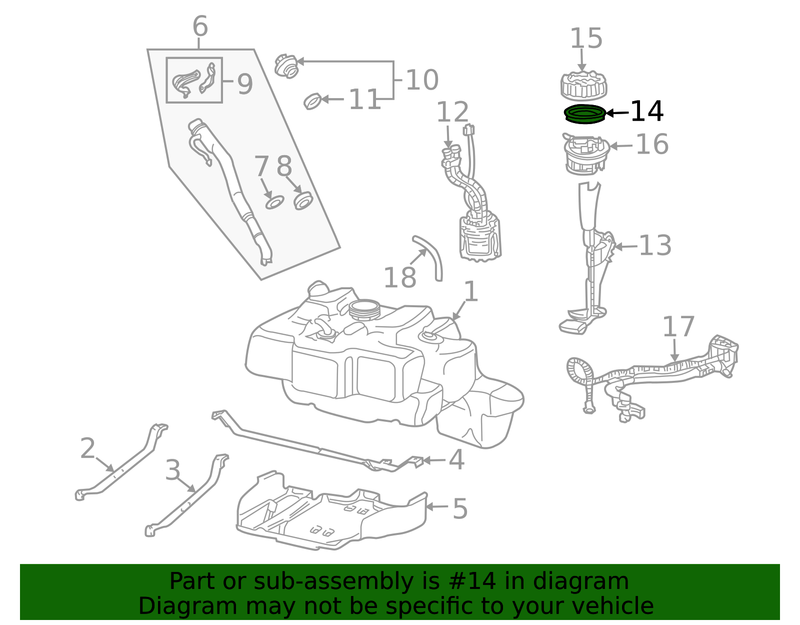 Genuine Porsche parts diagram