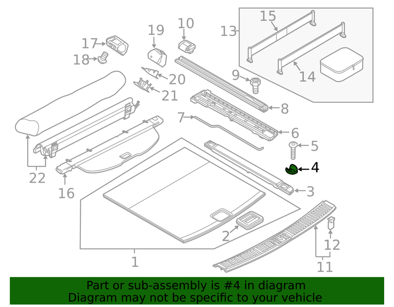 Part can be found as reference #4 in illustration