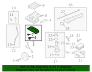 Genuine Porsche parts diagram