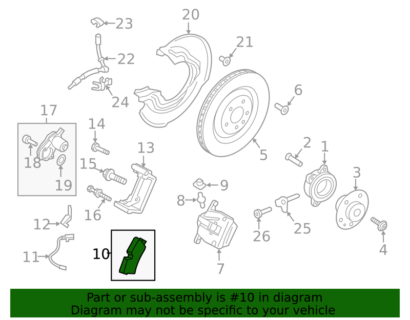 Genuine Porsche parts diagram