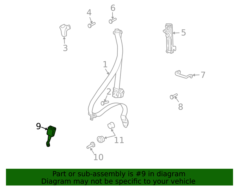 Genuine Porsche parts diagram