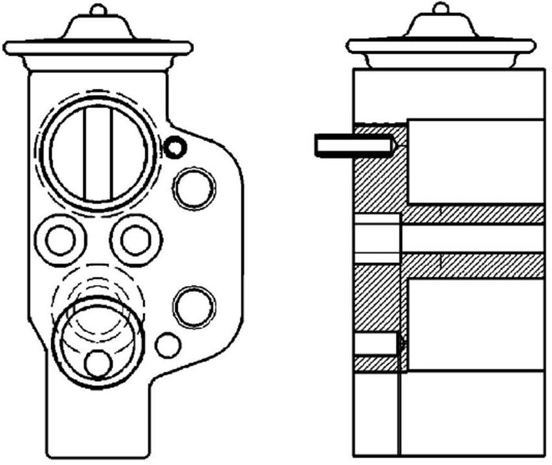Audi A/C Expansion Valve 8K0820679B – Behr 351239621