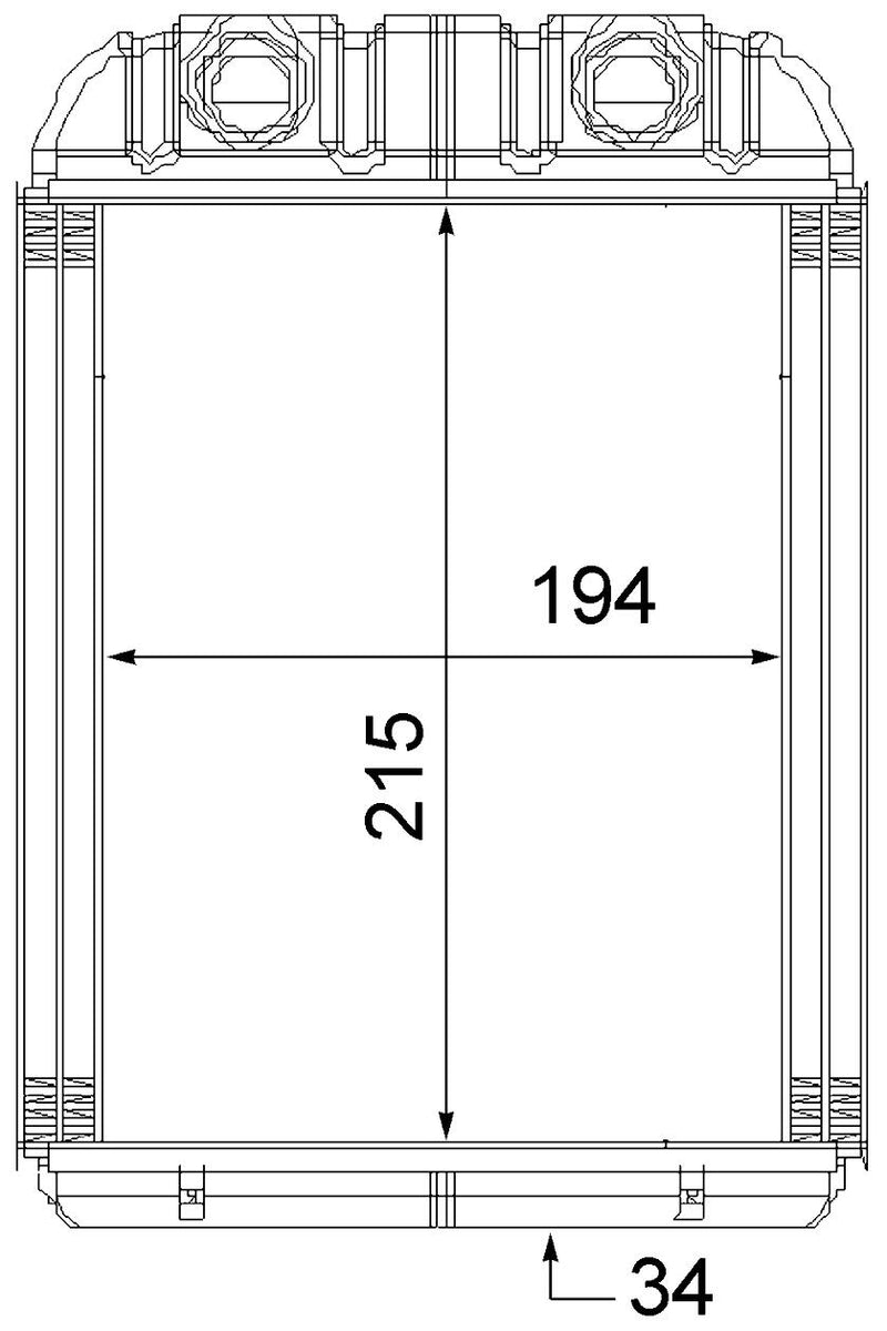 Audi VW Heater Core 7L0819031 – Behr Premium 351315351
