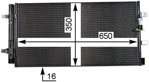 Audi A/C Condenser 8T0260403C – Behr 351319481