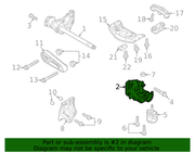 Genuine Porsche parts diagram