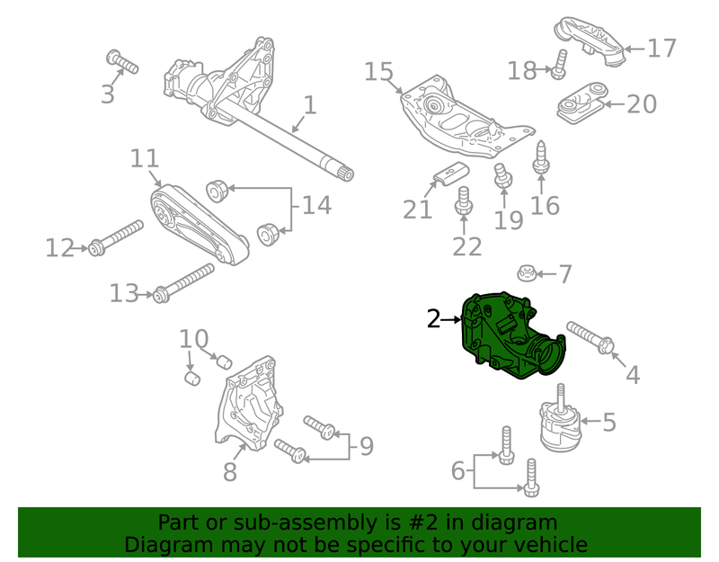 Genuine Porsche parts diagram