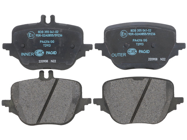 HELLA BRAKE SYSTEMS Brake Pad Set - 355041021