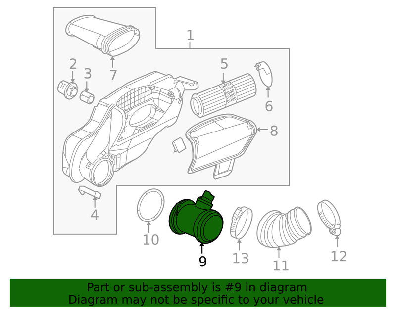 Genuine Porsche parts diagram