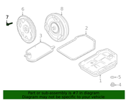 Genuine Porsche parts diagram
