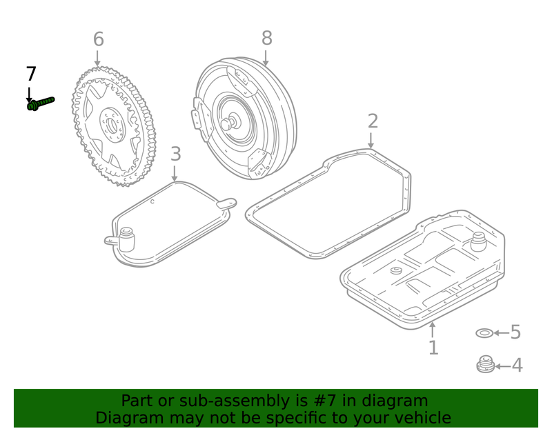 Genuine Porsche parts diagram