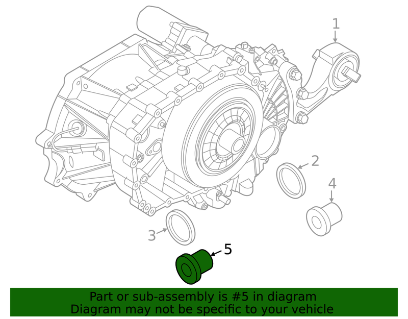 Genuine Porsche parts diagram