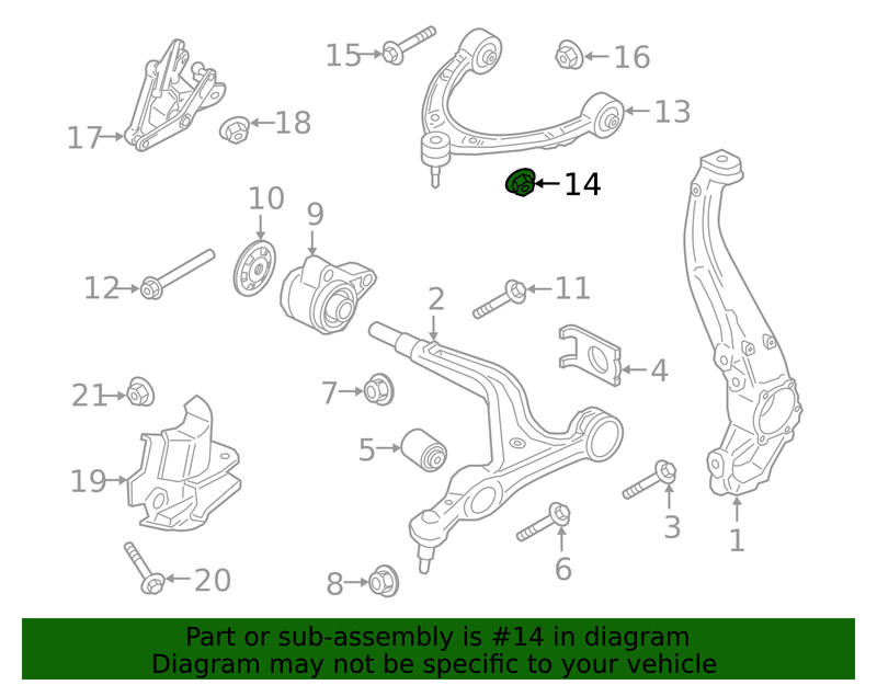Genuine Porsche parts diagram