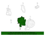 Genuine Porsche parts diagram