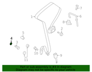 Part can be found as reference #4 in illustration