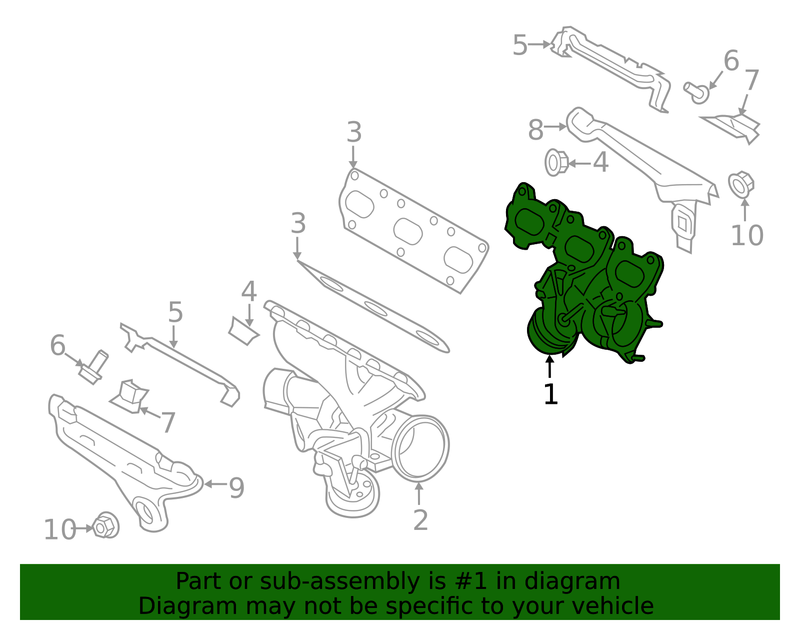 Genuine Porsche parts diagram