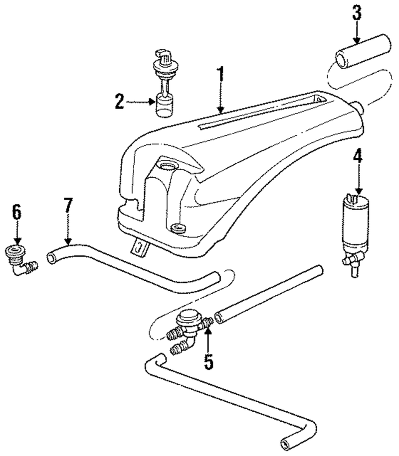 Genuine Porsche parts diagram