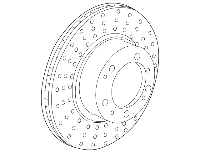 Genuine Porsche parts diagram