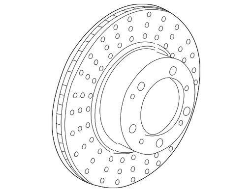 Genuine Porsche parts diagram