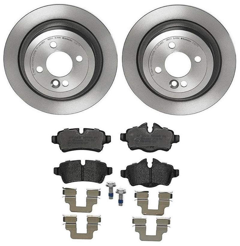 Mini Brembo Brakes Kit – Pads and Rotors Rear (280mm) (Low-Met) 34356792573 – Brembo 3724742KIT