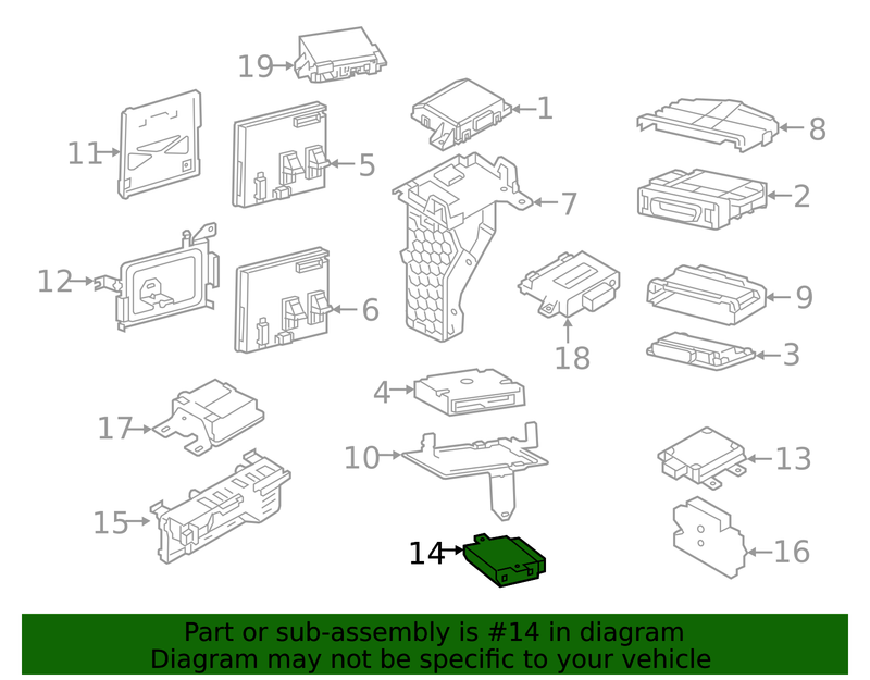 Genuine Porsche parts diagram