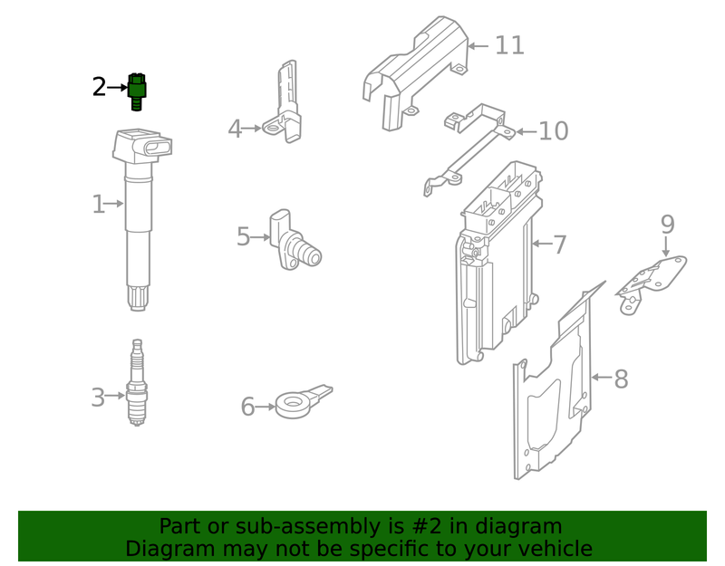 Genuine Porsche parts diagram