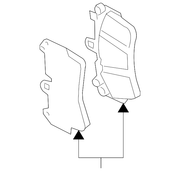 Genuine Porsche parts diagram