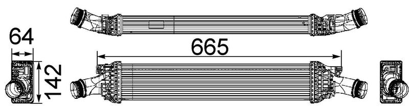 Audi Intercooler 8K0145805P – Behr Premium 376746191