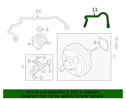 Genuine Porsche parts diagram