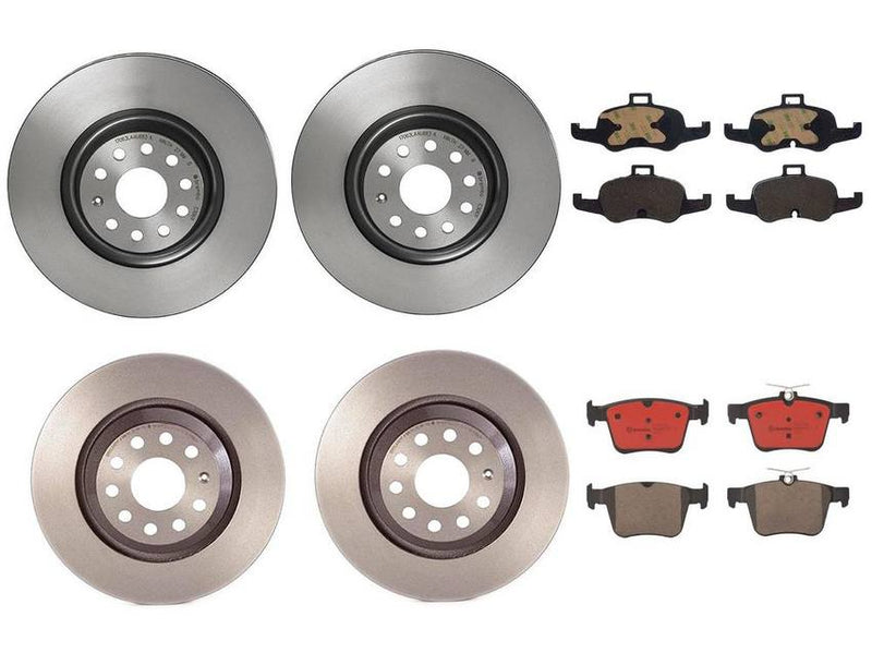 Brembo Brake Pads and Rotors Kit – Front and Rear (340mm/310mm) (Ceramic)